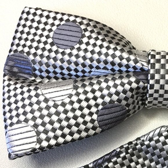 JON VANDYK HOLLAND Vintage Vibe Semi-Butterfly Bow Tie βΆβ πΉβπΈβπ» βπΌπ! - Picture 3 of 9